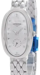 Longines Symphonette L2.306.4.87.6 34mm Stainless steel White