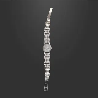 Longines 18k white gold