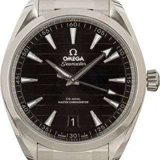 Omega Aqua Terra 220.10.41.21.01.001 41mm Stainless steel Black