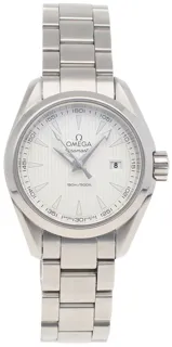 Omega Aqua Terra 231.10.30.60.02.001 30mm Stainless steel Silver