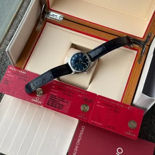 Omega Globemaster 130.33.39.21.03.001 39mm Stainless steel Blue