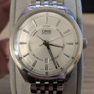 Oris Artix Pointer 01 755 7691 4051-07 8 21 80 42mm Stainless steel Silver