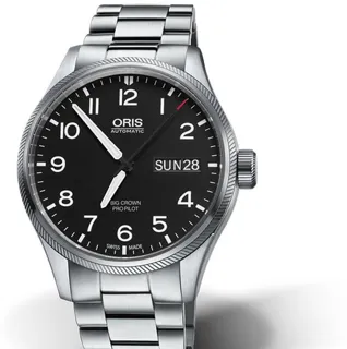 Oris Big Crown ProPilot Day Date 01 752 7698 4164-07 8 22 19 45mm Stainless steel Black