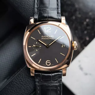 Panerai Radiomir 1940 PAM 00515 Red gold Brown