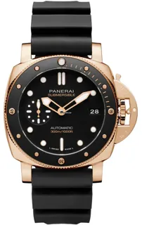 Panerai Submersible PAM01164 Rose gold Black