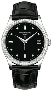 Patek Philippe Calatrava 5297G-001 White gold Black