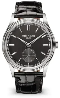 Patek Philippe Calatrava 6119G-001 White gold Gray