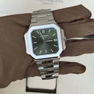 Patek Philippe Cubitus 5821/1A-001 45mm Steel Green