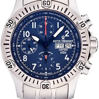 Revue Thommen Airspeed - X Large 16071.6125 Stainless steel Blue