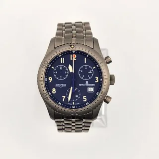 Revue Thommen Airspeed 37mm Titanium Blue