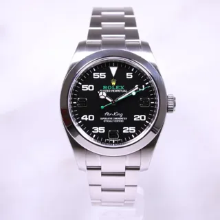 Rolex Air King 116900 40mm Stainless steel Black