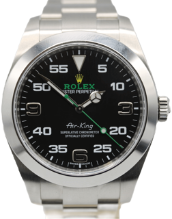 Rolex Air King 116900 40mm Stainless steel Black