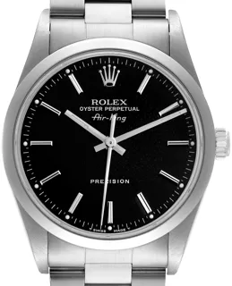 Rolex Air King 14000 34mm Stainless steel Black