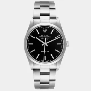 Rolex Air King 14000 Stainless steel Black