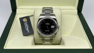 Rolex Datejust 116200-0061 Stainless steel Black