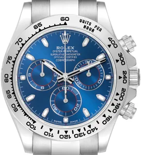 Rolex Daytona 116509 White gold Blue