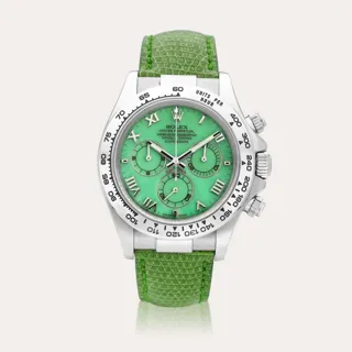 Rolex Daytona 116519 White gold Green