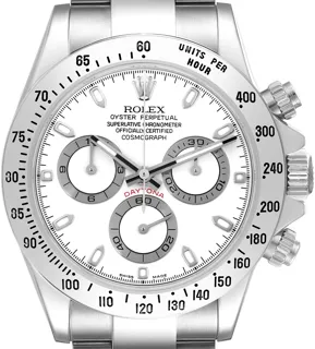 Rolex Daytona 116520 Stainless steel White