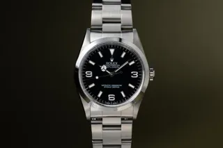 Rolex Explorer 14270 Stainless steel Black