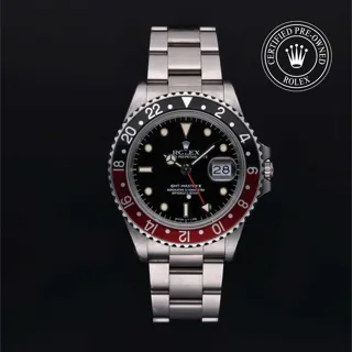 Rolex GMT-Master II 16760 40mm Stainless steel Black