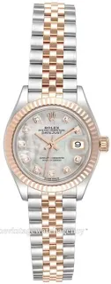 Rolex Lady-Datejust 279171-0013 Rose gold and Stainless steel White