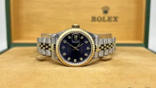 Rolex Lady-Datejust 69173-0001 26mm Yellow gold and Stainless steel Purple