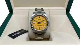 Rolex Oyster Perpetual 124300-0004 Stainless steel Golden