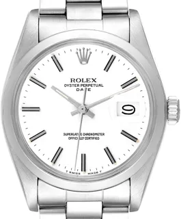 Rolex Oyster Perpetual Date 1500 Stainless steel Silver