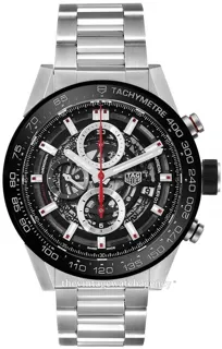 TAG Heuer Carrera CAR2A1W.BA0703 Ceramic and Stainless steel Skeletonized