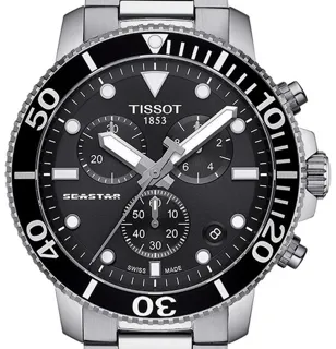 Tissot Seastar T120.417.11.051.00 45.5mm Stainless steel Black