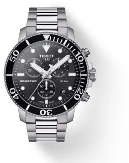 Tissot Seastar T120.417.11.051.00 45.5mm Stainless steel Black