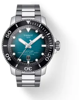 Tissot Seastar T120.607.11.041.00 46mm Stainless steel Black