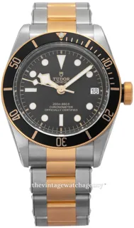 Tudor Black Bay 79733N-0002 41mm Yellow gold and Stainless steel Black