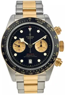 Tudor Black Bay Chrono S&G 41mm Yellow gold and Stainless steel Black