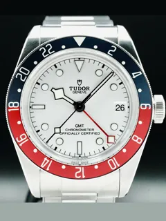 Tudor Black Bay GMT 79830RB 41mm Stainless steel White