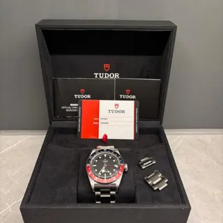 Tudor Black Bay GMT 79830RB 41mm Stainless steel Black