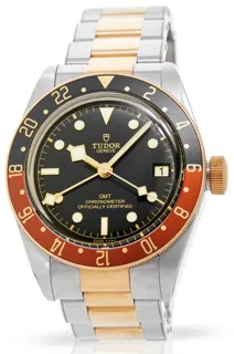 Tudor Black Bay GMT 79833MN 41mm Yellow gold and Stainless steel Black