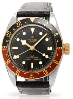 Tudor Black Bay GMT 79833MN 41mm Yellow gold and Stainless steel Black