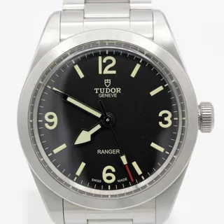 Tudor Ranger M79950-0001 39mm Stainless steel Black