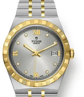 Tudor Royal 28503-0002 38mm Yellow gold and Stainless steel Silver