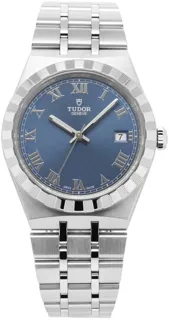 Tudor Royal M28500-0005 Stainless steel Blue