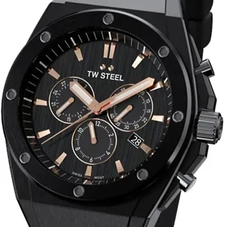 TW Steel CE4044 44mm Stainless steel Black