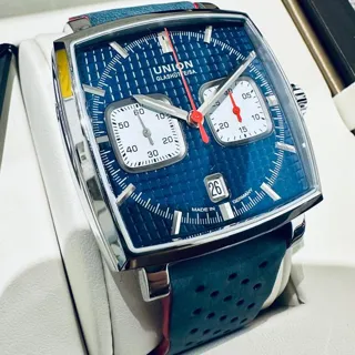 Union Glashütte Averin D015.527.16.041.00 41mm Stainless steel Blue