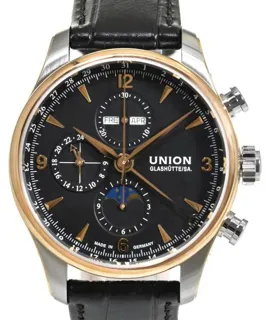 Union Glashütte Belisar Chronograph D904.425.46.017.01 42mm Stainless steel Black