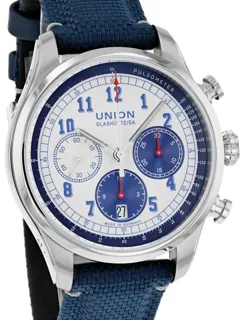 Union Glashütte Belisar Chronograph D009.427.18.012.00 44mm Stainless steel White