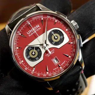 Union Glashütte Noramis Chronograph D008.427.16.421.09 42mm Stainless steel Red