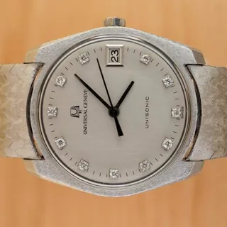 Universal Genève Polerouter 352100 34mm White gold Silver