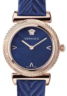 Versace VERE01720 35mm Stainless steel Blue