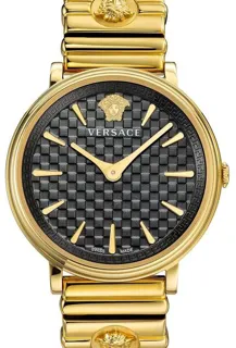 Versace VE8101519 38mm Stainless steel Black