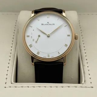 Blancpain Villeret 4040-3642-55B 40mm Rose gold Silver